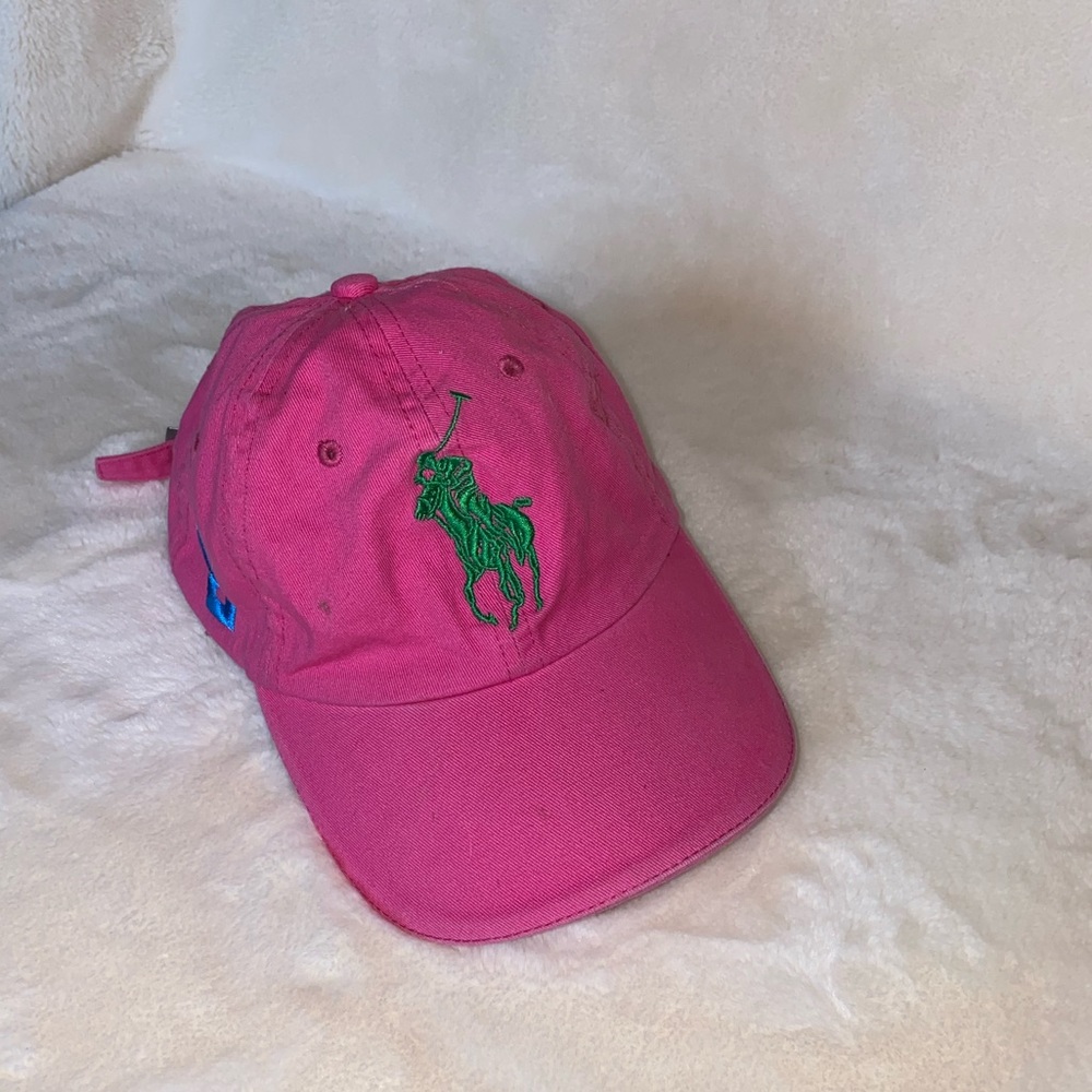Pink Ralph Lauren hat